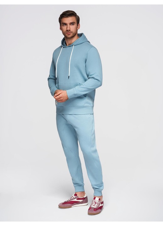 Комплект спортен екип суичър и джогъри OMBRE Z121, Светлосин, 2XL