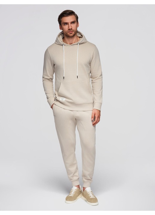 Комплект спортен екип суичър и джогинг панталони OMBRE Z121, Светлосив, M