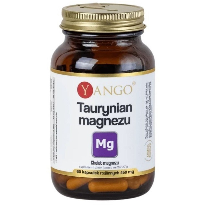 Yango Taurinat de magneziu - 60 capsule