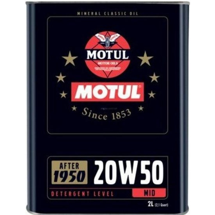 Ulei de motor MOTUL 20W50, 2 litri