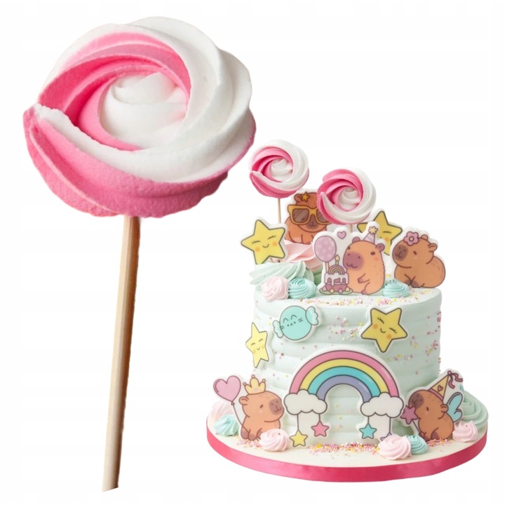 Acadea Bezea Pentru Decor, Slodka Fanaberia, Design Atractiv, Alb, Accesorii Patiserie, Ornamente Tort Copii, Decoratiuni Petrecere Aniversara, Calitate Superioara, Usor De Aplicat Pe Desert, Design Atractiv Si Vesel, Accesorii Cofetarie