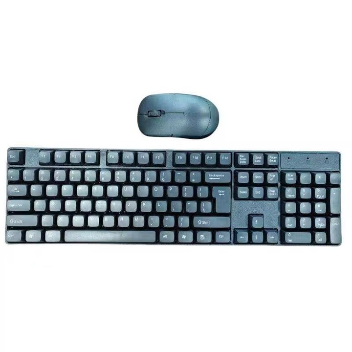 Kit tastatura + mouse, Wireless HK-1870 Ultra-thin, Negru