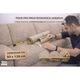 Imitatie de Piele Naturala, Piele Ecologica Autoadeziva pentru Reconditionare Canapea, Scaun, Fotoliu si Interior Auto, Dimensiune 50 x 135 cm, Material Premium Crem Inchis, ORIGINAL DEALS