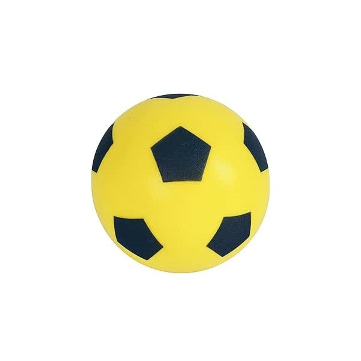 Minge fotbal Master, moale, 21 cm, galben/negru