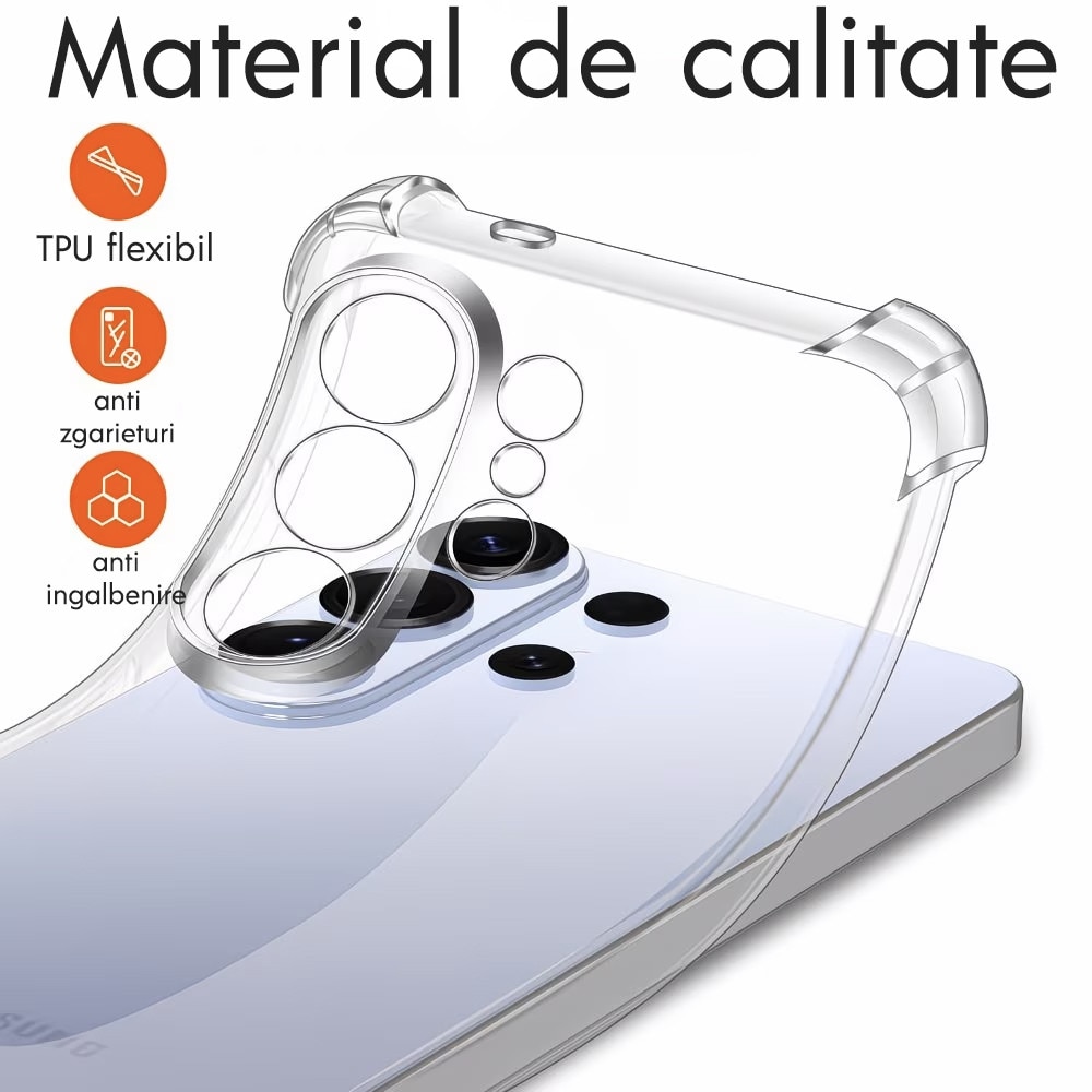 Husa pentru Samsung S26 Ultra DaDen Antishock MagSafe, Incarcare wireless Ultra Protection, Protectie colturi, Anti soc, Rezistenta la impact, Fumuriu