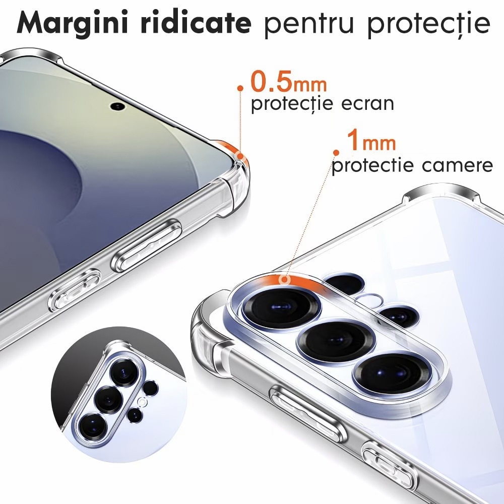 Husa pentru Samsung S26 Ultra DaDen Antishock MagSafe, Incarcare wireless Ultra Protection, Protectie colturi, Anti soc, Rezistenta la impact, Fumuriu