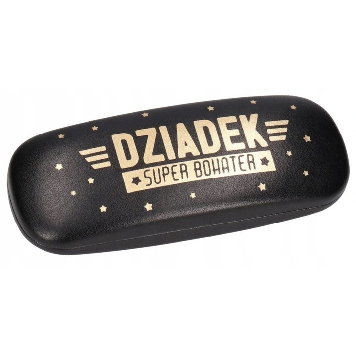 Toc pentru ochelari, Luka, negru, 16,5x6x3,5cm