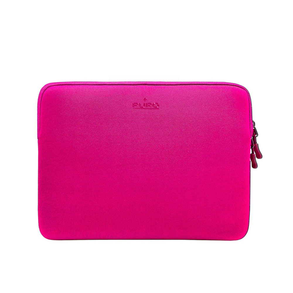 Husa din neopren Puro Slim Guard compatibila cu laptop 13-14 inch, Roz