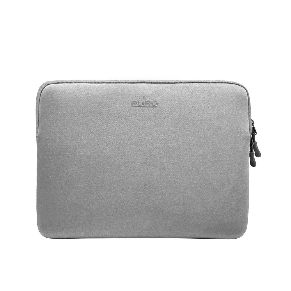 Husa din neopren Puro Slim Guard compatibila cu laptop 13-14 inch, Gri