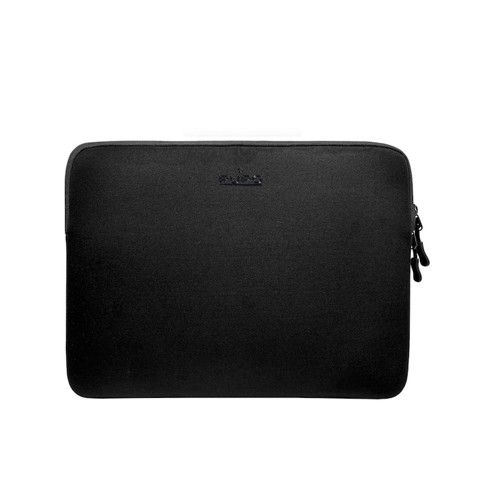 Husa din neopren Puro Slim Guard compatibila cu laptop 12-13 inch, Negru