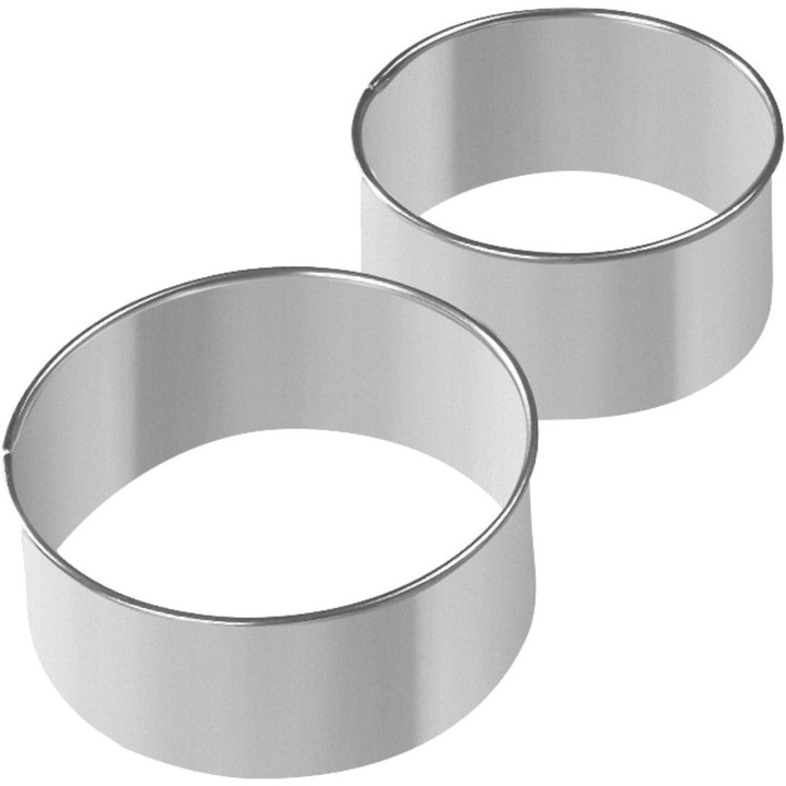 Set 2 matrite Taiat Gogosi Zenker, Inox, 9.5cm si 8cm