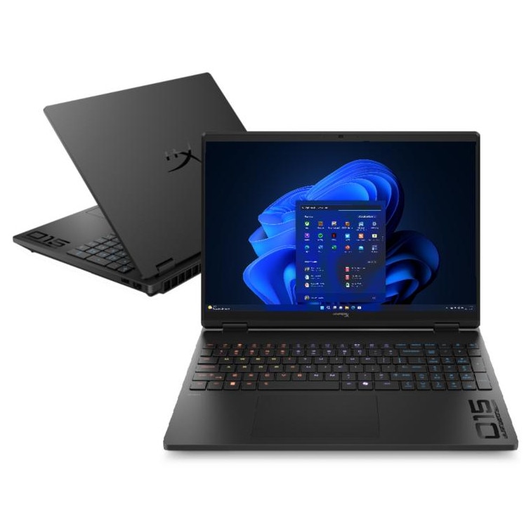 Laptop HP HyperX Omen 15-ga0004nw, 2.5K, Intel Core i7-14650HX, 24 GB RAM, 1 TB SSD, GeForce RTX 5060, negru