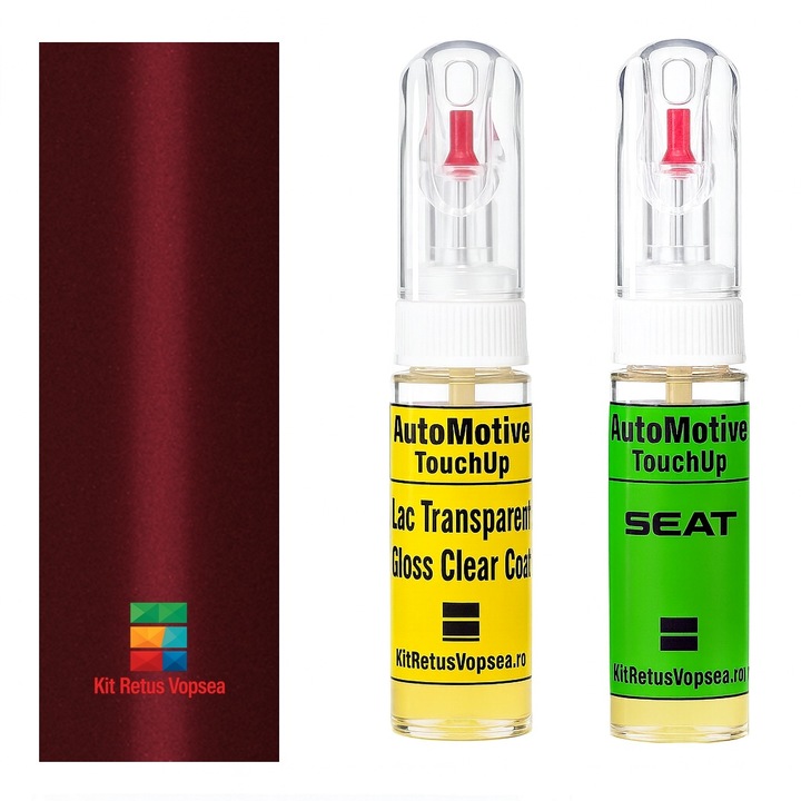Kit retus vopsea touch-up Seat Ibiza SES3Q (Rojo Laser), SES3Q, S3Q