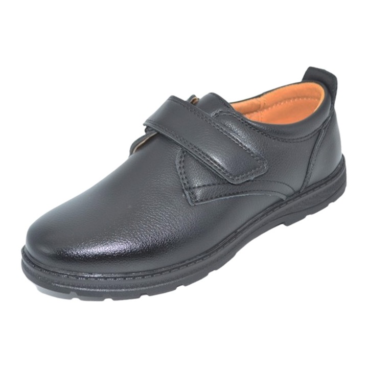 Pantofi ortopedici eleganti, pentru baieti, Bessky BD3755-1C, Negru 126452