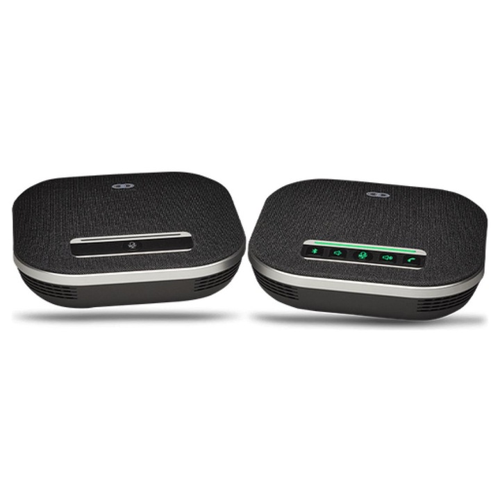 Telekonferencia rendszer, GEMINI, Bluetooth, USB, beépített mikrofon, fekete