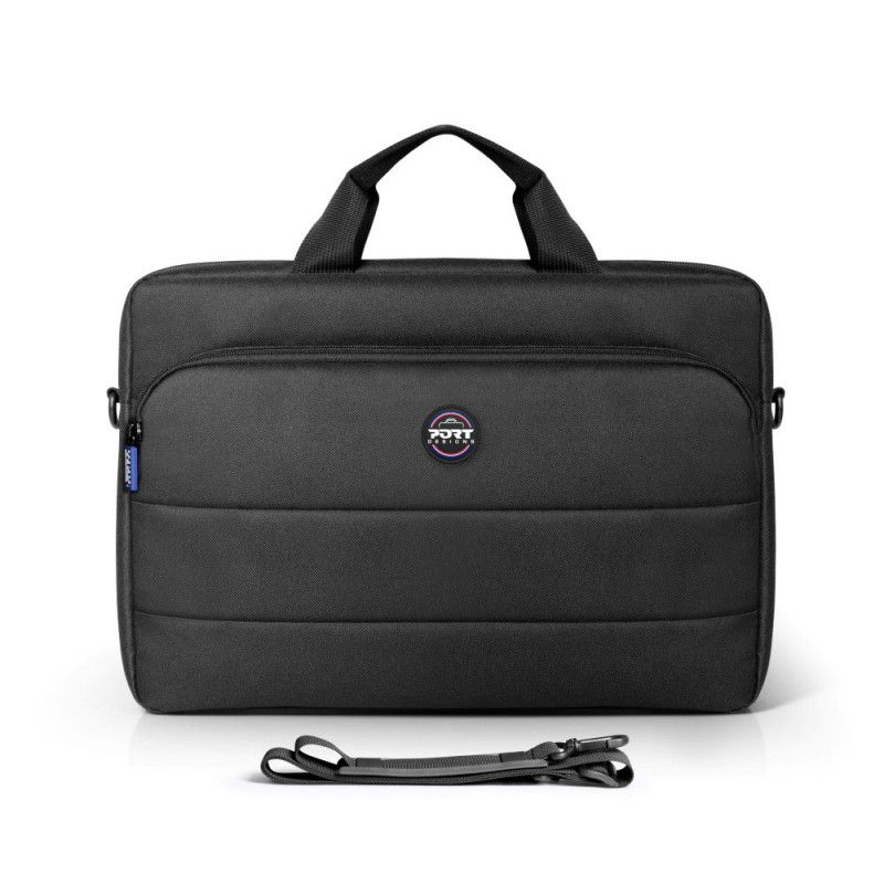 Geanta laptop Port Designs Eco Portland II 17.3", neagra, poliester