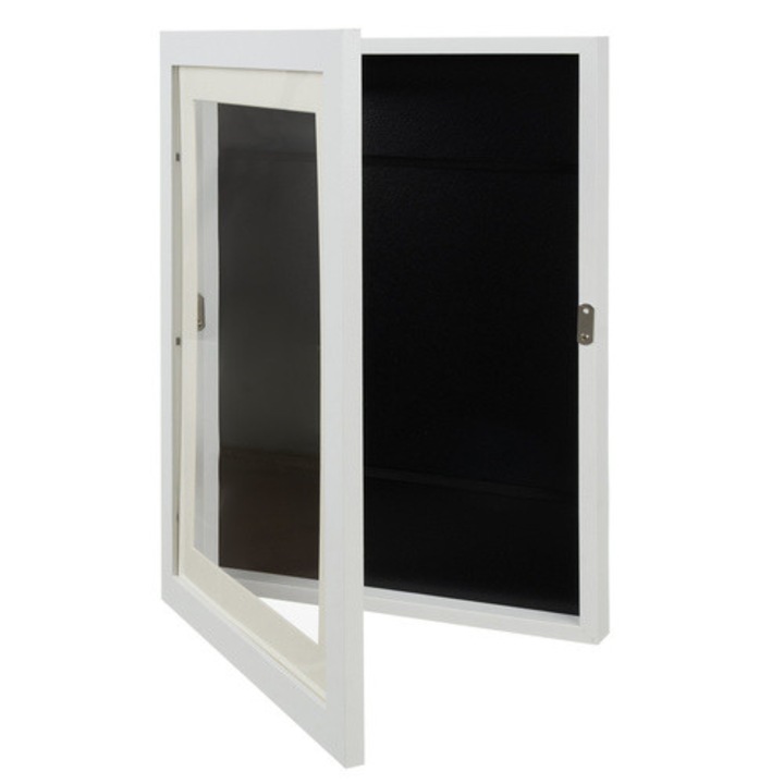 Rama A4 pentru desene Kruzzel, capacitate 150 coli, sistem magnetic, 33 x 24 x 3 cm, Alb