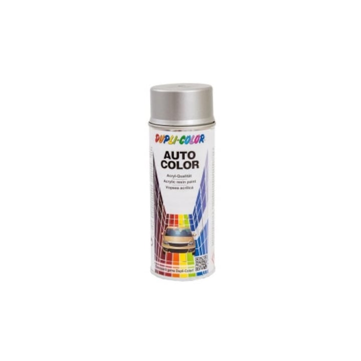 Vopsea Spray Auto Dacia Argintiu Diamant Metalizat Dupli-Color 350Ml