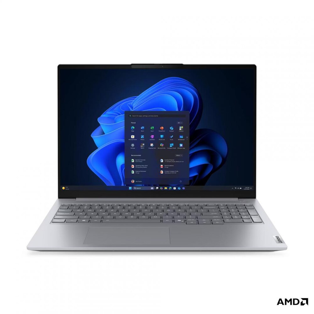 Laptop Lenovo ThinkBook 16 G9 AHP Procesor AMD Ryzen™ 7 250 16M Cache, up to 5.10 GHz, 16" WUXGA, 32GB DDR5, 512GB SSD, AMD Radeon 780M, Gri