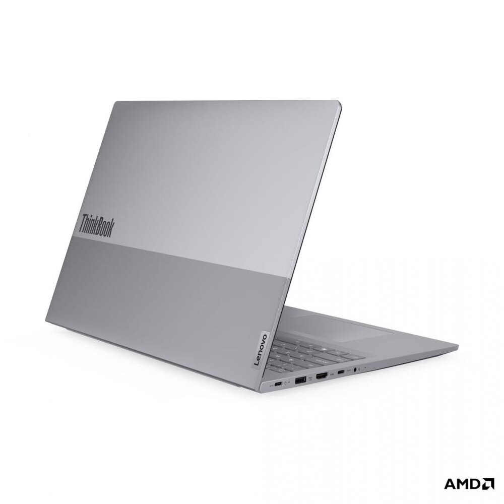 Laptop Lenovo ThinkBook 16 G9 AHP Procesor AMD Ryzen™ 7 250 16M Cache, up to 5.10 GHz, 16" WUXGA, 32GB DDR5, 512GB SSD, AMD Radeon 780M, Gri
