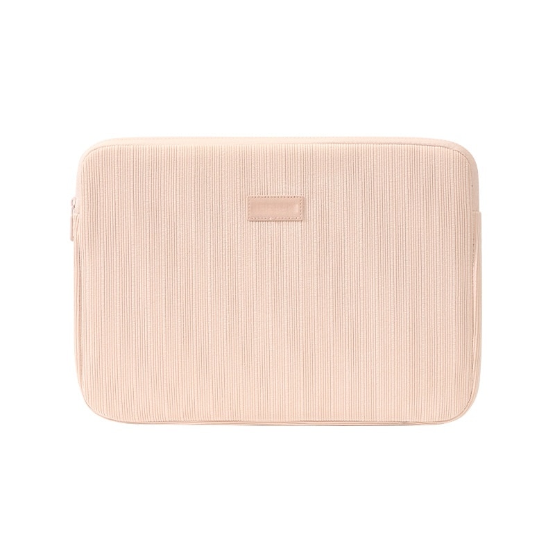 Geanta pentru laptop 15.6", la moda, eleganta, interior din plus, design ergonomic, usoara si portabila, 37.5x2.5x27.5cm, roz