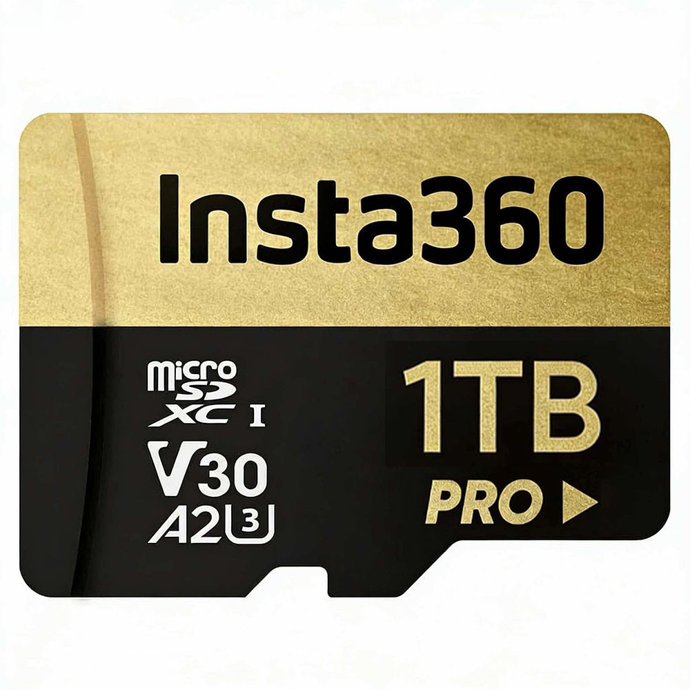 Card de memorie MicroSDXC 1TB Insta360, U3, A2, 100MB/s, cu