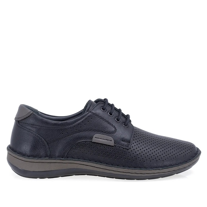 Pantofi barbati, Goretti, B36-9506-106, Negru