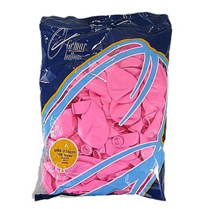 Pasztell rózsaszín léggömb, 10 darab