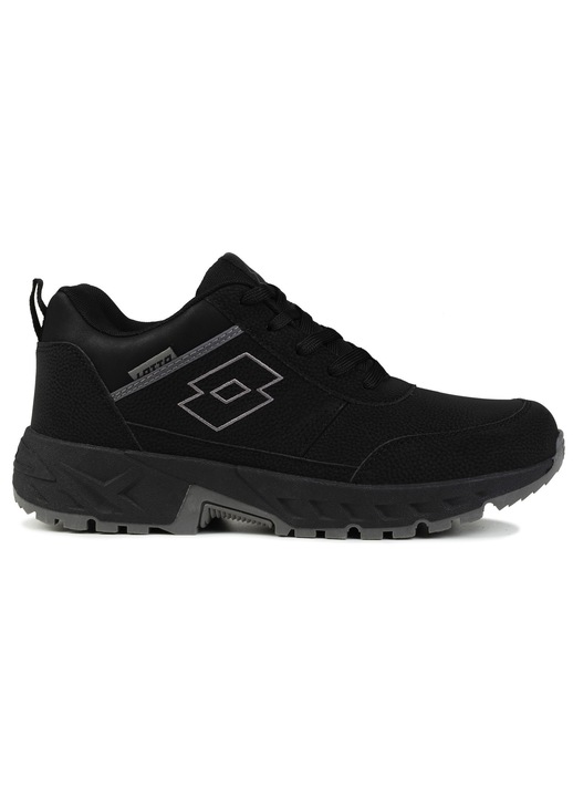 Pantofi sport Lotto, trekking, negru, sintetic, Negru