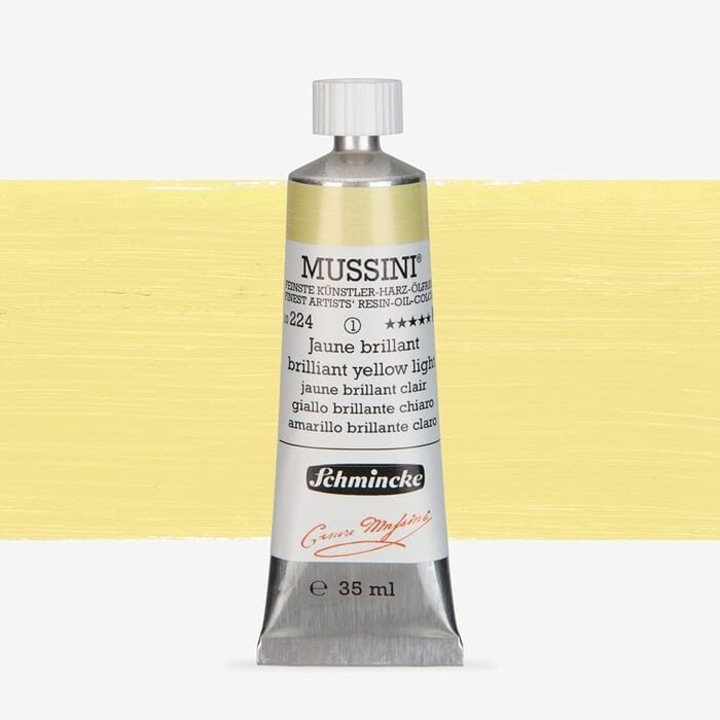 Culori ulei extra-fine Mussini 35 ml - Schmincke, Brilliant yellow 10224009