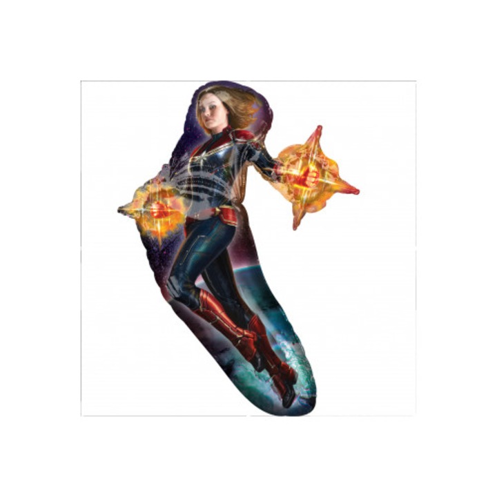 Fólia lufi AVENGERS, Captain Marvel, 68x93cm, többszínű