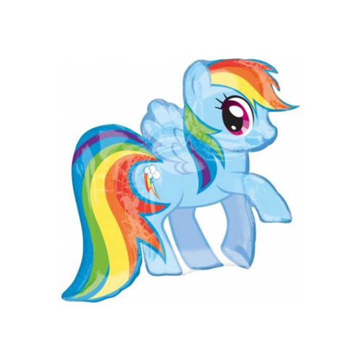My Little Pony fólia lufi, 71x68cm, dekorációs készlet partikra