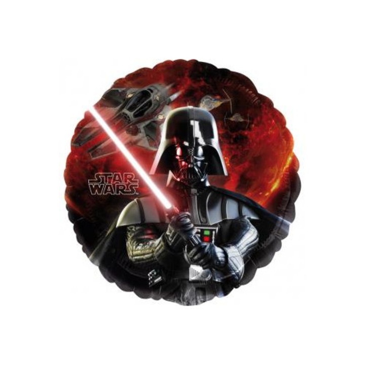 Fólia lufi STAR WARS, Lord Vader, 18 hüvelyk, kerek