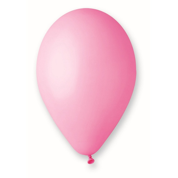 100 db pasztell rózsaszín lufi készlet, Luka, 25cm