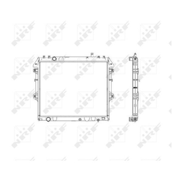Hűtő, motorhűtés NRF 53541