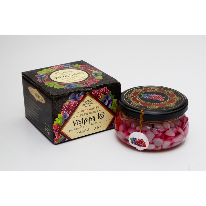 Pietre narghilea Tuffahtain, aroma struguri-afine, 300g, fara nicotina