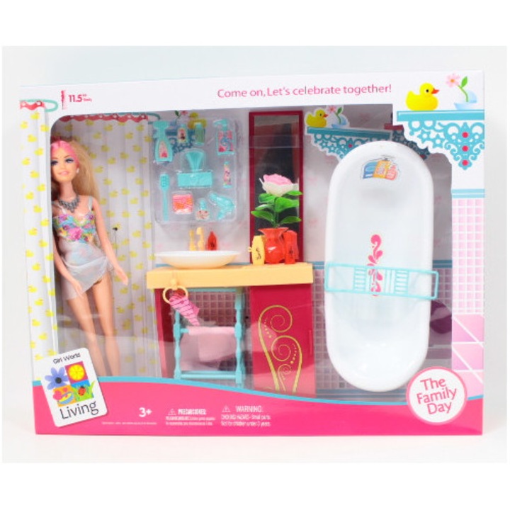 Baba a kádban G3044, többszínű, szett