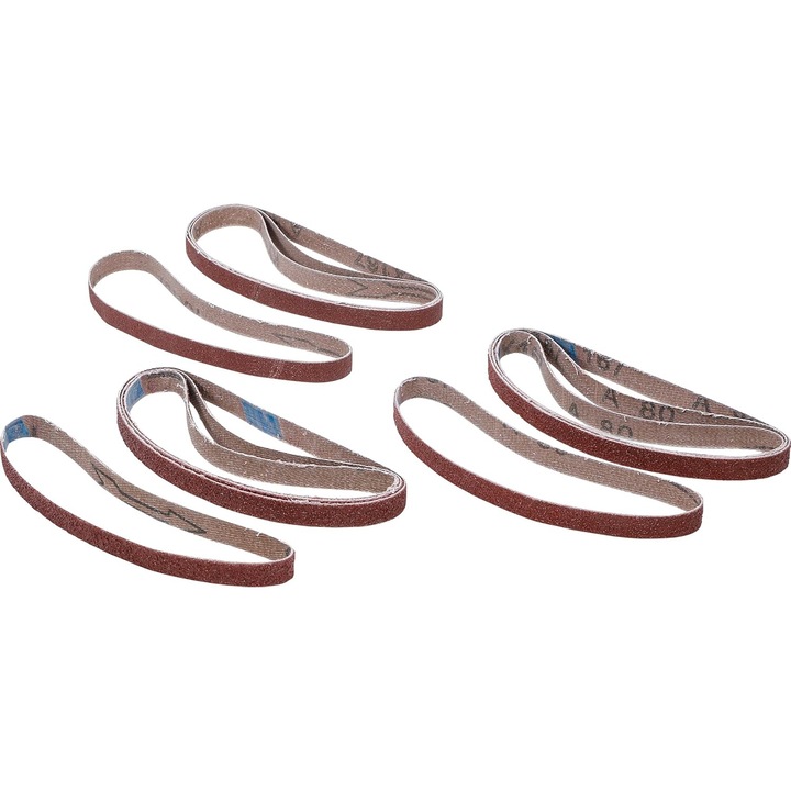 Set 12 Benzi Slefuire BGS 8853, 10x325 mm, Granulatie K60-K120