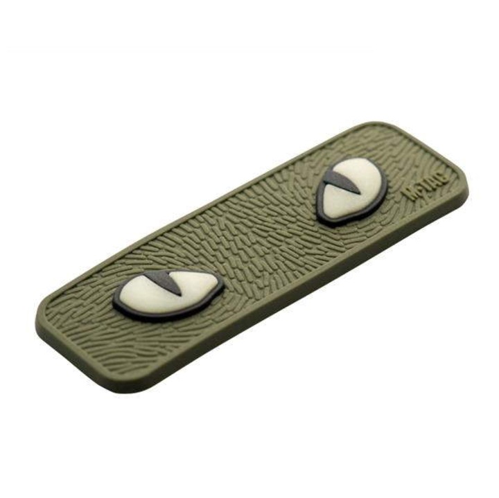 Pachet naszywek M-Tac Cat Eyes 3D, fluorescente, 8x2,5cm, verde oliv