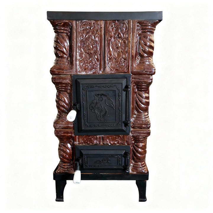 Теракотена печка, Regata, Premium, кафява, 3 реда