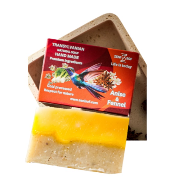 Натурален сапун Zenisof Анасон & Копър, 90гр, твърд, унисекс