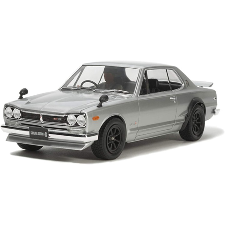 Tamiya Nissan Skyline 2000 GT-R Street Custom modell összeszerelő készlet, 1:24, műanyag építőkészlet, precíz részletek