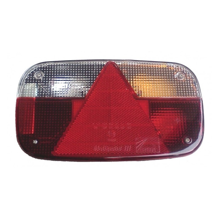 Lampa spate dreapta, ASPÖCK, Multipoint III, bajonet 5 PIN, 6 functii, lumina marsarier, IP64, omologare E4, ADR, rezistenta praf