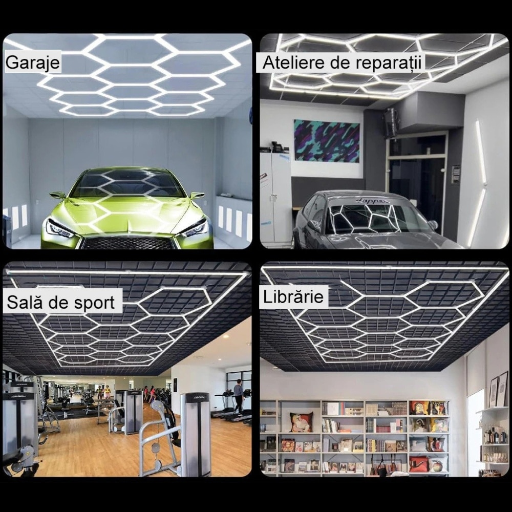 Conector Tip V pentru Honeycomb Hexagon Light LED – Imbinare Modulara ...