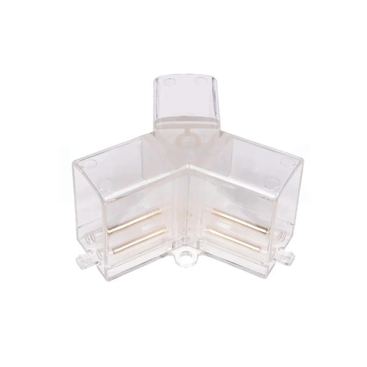 Y-образен Конектор за Honeycomb Hexagon LED Светлина – Модулна Връзка за Система за Осветление на Гараж – LEDECK