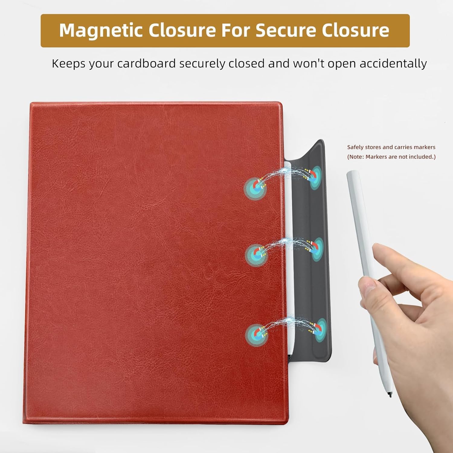 Carcasa Magnetica Premium pentru Remarkable 2 (10.3") - Maro