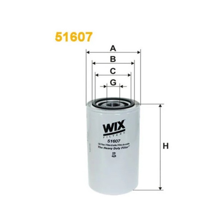 Wix Filters Olajszűrő, 51607