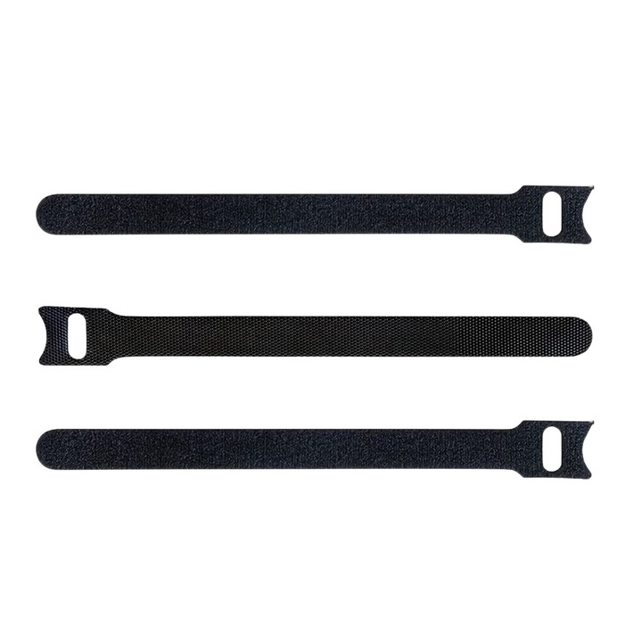 Organizator cabluri - 3 bucăți benzi organizatoare cabluri cu velcro, de culoare neagră