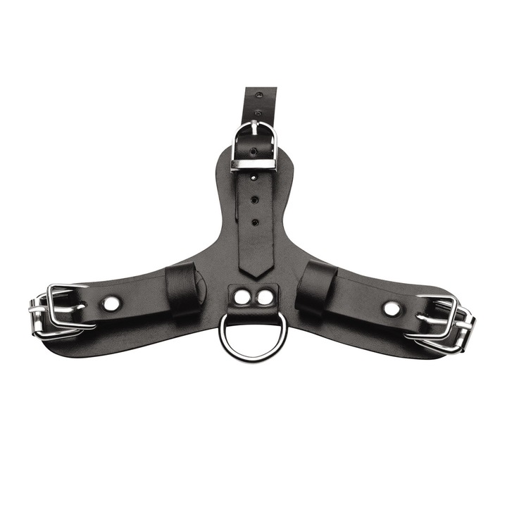 Masca pentru jocuri BDSM, XR Brands, cu gura respirabila