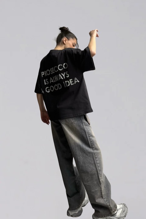 KARMA Damă Tricou PROSECCO, Negru